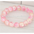 latest design girls top DIY Handmade glass charm bead bracelet